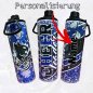 Preview: Trinkflasche/Tumbler 2 Aufsätze Cup 20oz - Cheer Pack Cheerleader Katze PERSONALISIERUNG